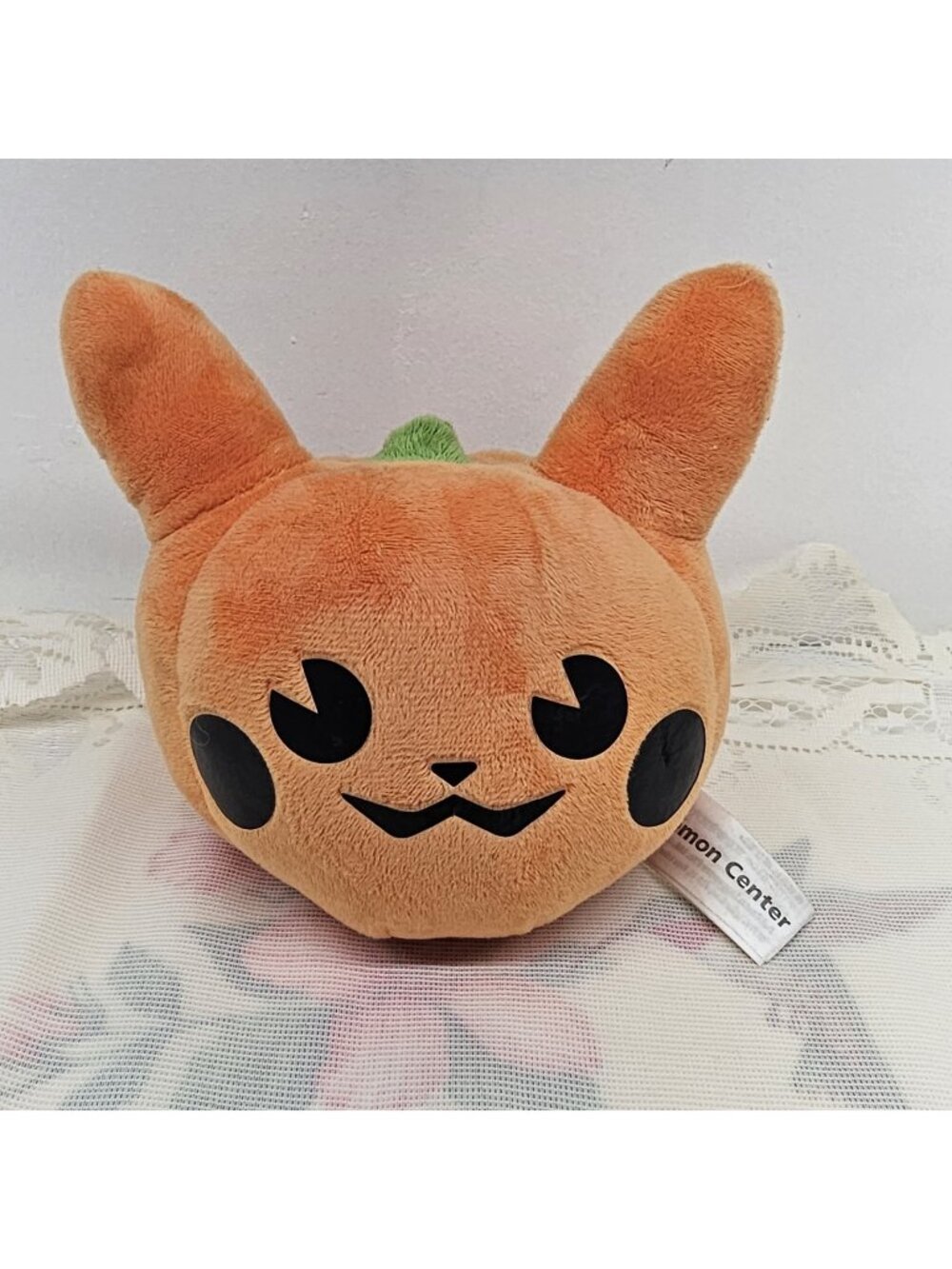 Pokemon Center Halloween Pumpkin Pikachu Poke Plush - 5 Inches